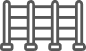 Fence Detailed Rounded Lineal icon